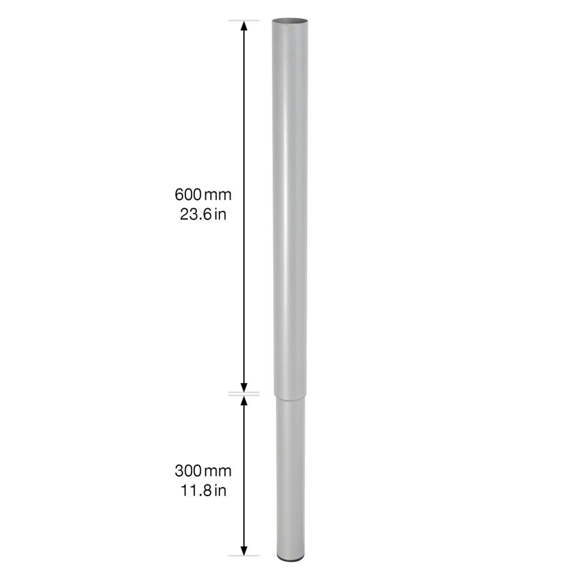 Verstellbarer Tischfuß aus Aluminium
