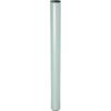 Silberfarbener Teleskopfuss aus Aluminium