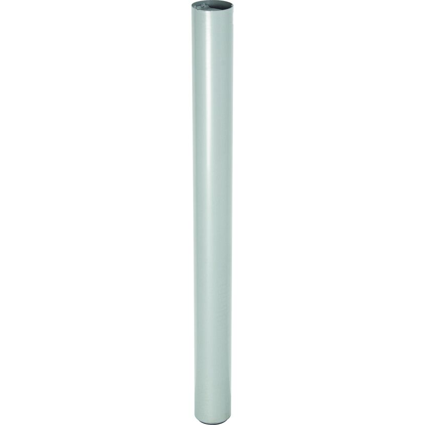 Silberfarbener Teleskopfuss aus Aluminium