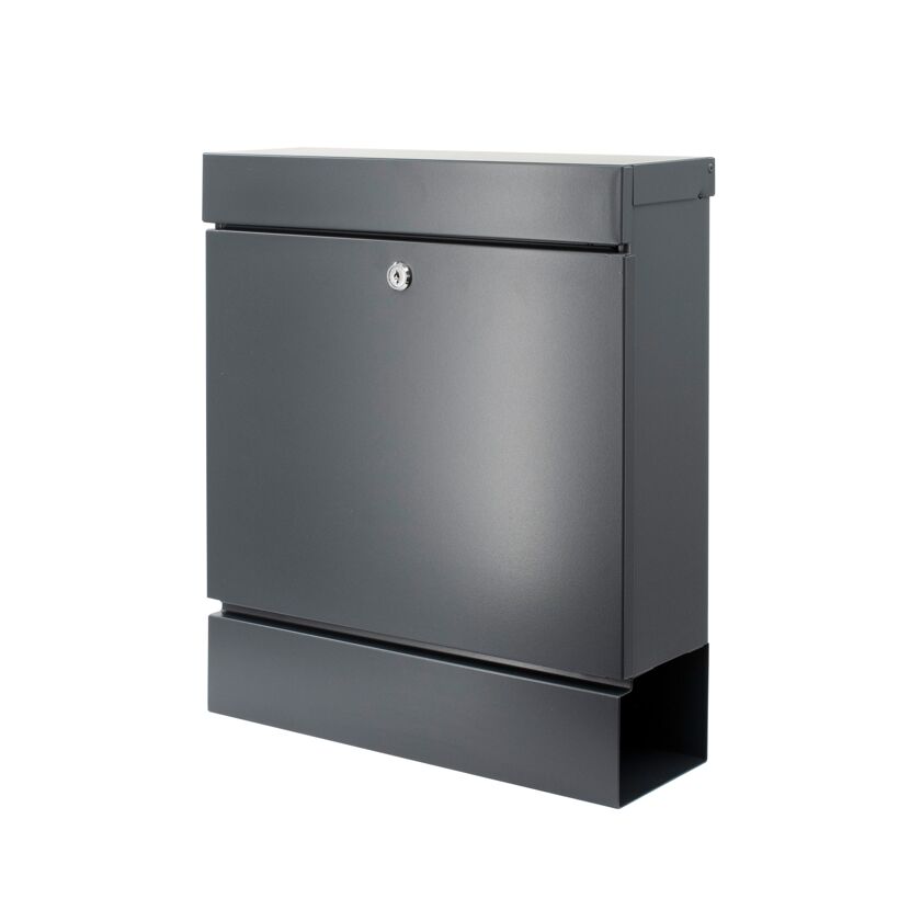 Grauer Briefkasten