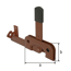 Braune Gartentorfalle