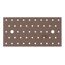 Lochplatte rostbraun duplexbeschichtet 20 x 10 x 20 cm