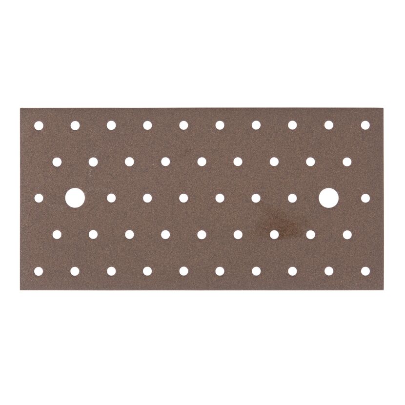 Lochplatte rostbraun duplexbeschichtet 20 x 10 x 20 cm