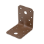Schwerlast-Winkelverbinder mit Sicke duplexbeschichtet 7 x 7 x 5,5 cm
