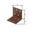 Winkelverbinder 40x40x40 mm