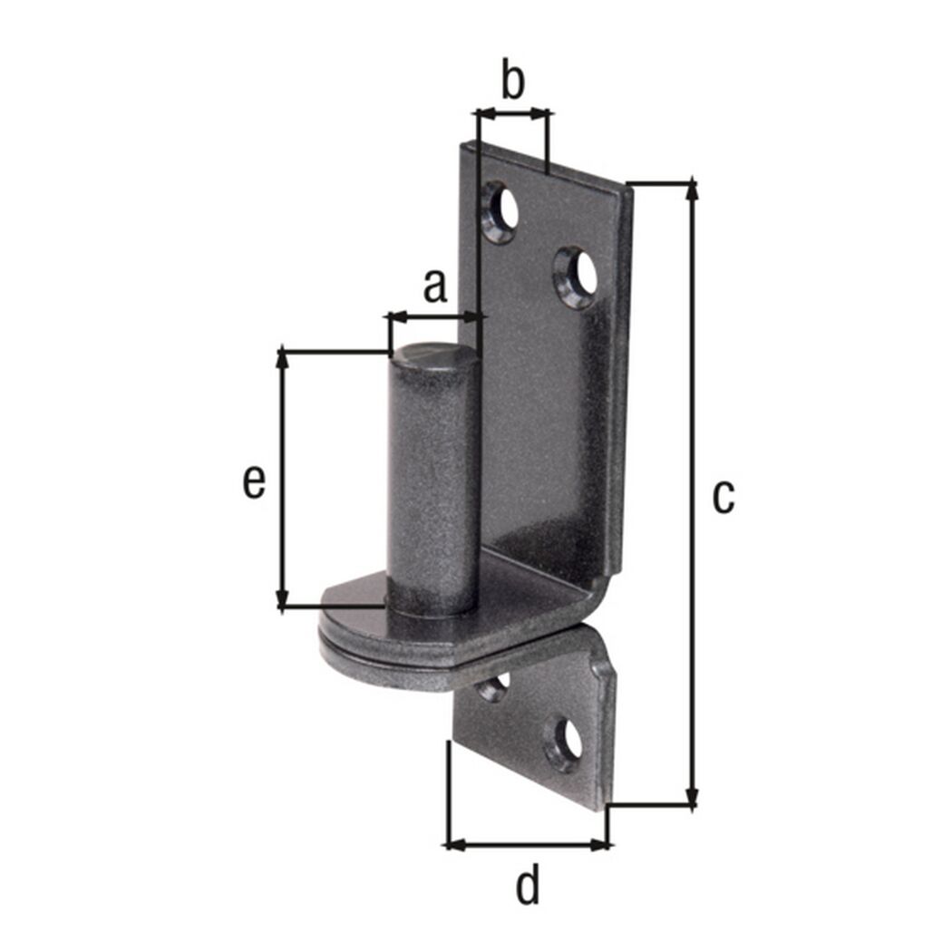 Kloben auf Platte duplexbeschichtet Ø 1,6 cm, 11,5 x 4 cm