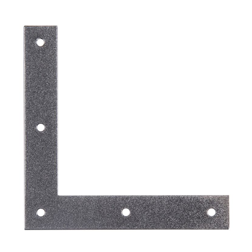 Metallischer Eckwinkel mit Löchern