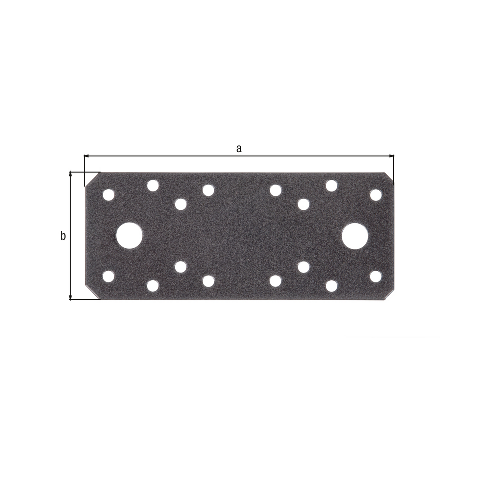 Flachverbinder duplexbeschichtet 13,3 x 5,5 cm