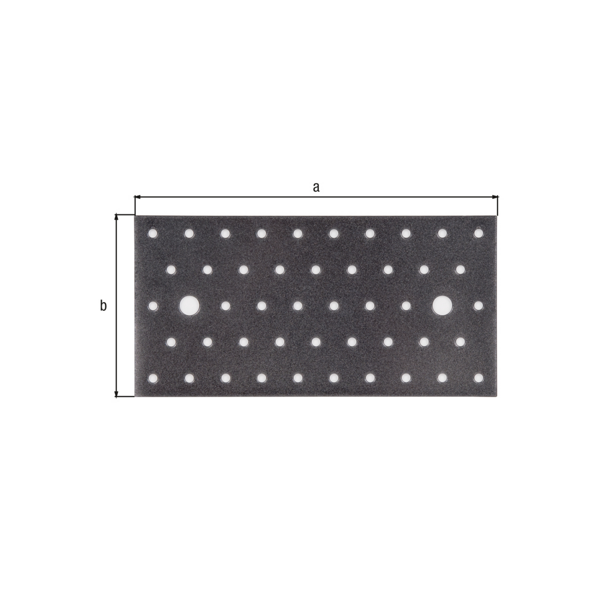 Lochplatte duplexbeschichtet 20 x 10 x 0,2 cm + product picture