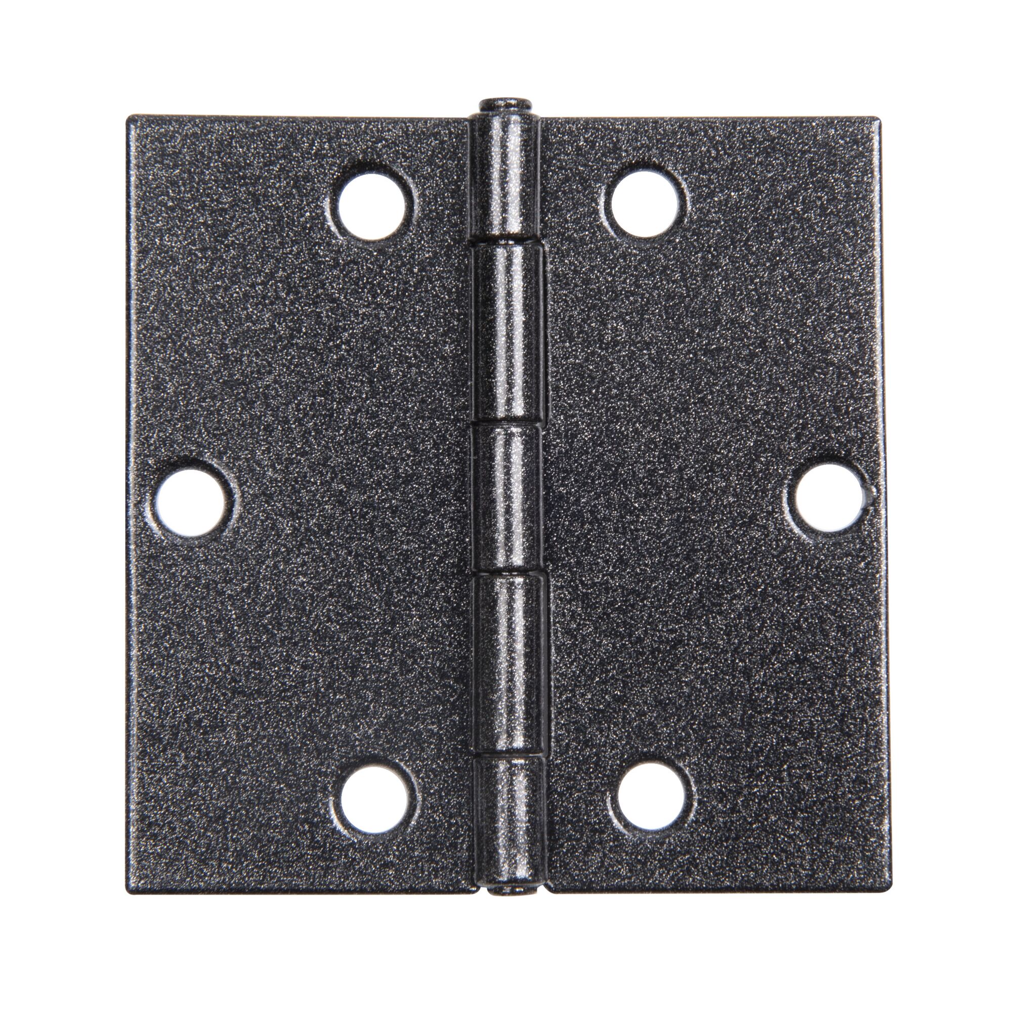 Schwarzes Türscharnier