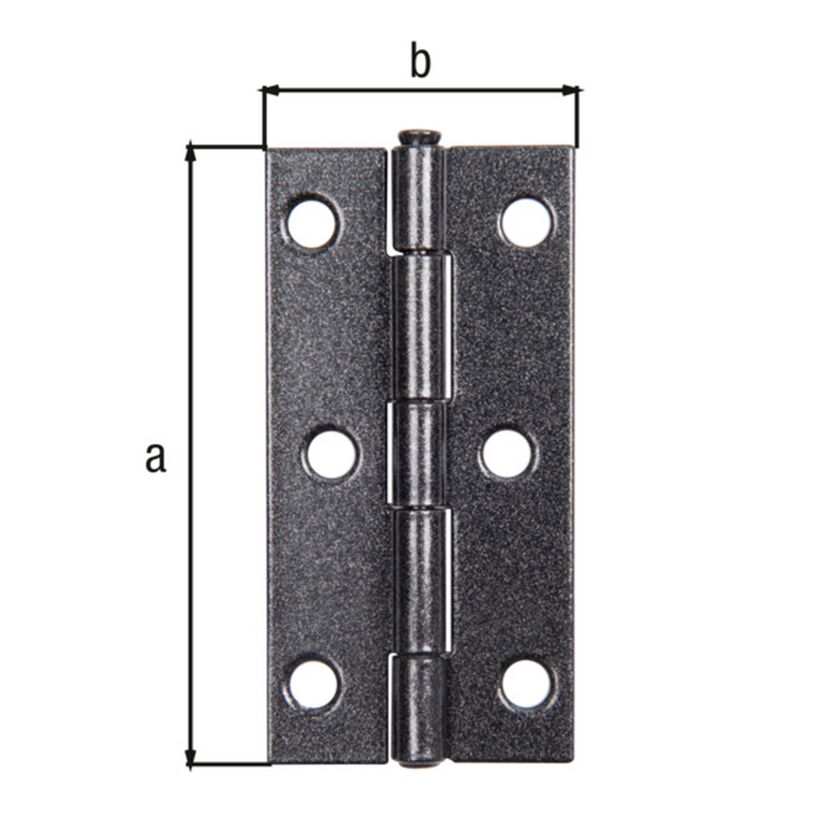 Scharnier duplexbeschichtet 80 x 40 mm