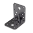 Schwerlast-Winkelverbinder mit Sicke duplexbeschichtet 7 x 7 x 5,5 cm