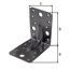 Schwerlast-Winkelverbinder mit Sicke 9 x 9 x 6,5 cm