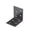 Schwarzer Winkelverbinder aus Metall