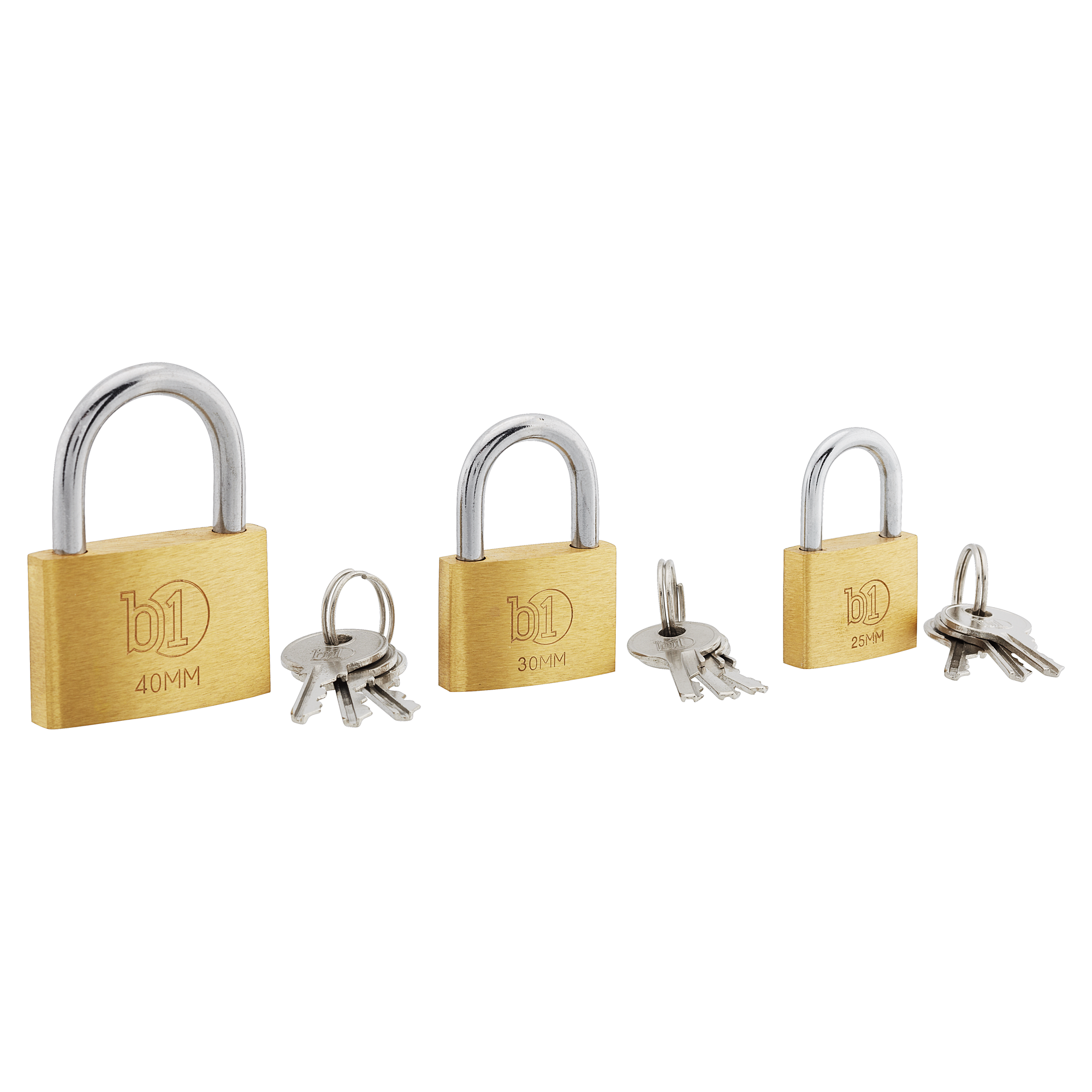 Vorhängeschloss-Set 3-teilig