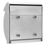 Briefkasten 'Classico 4931 SI' silbern lackiert 38,4 x 37,5 x 14,5 cm