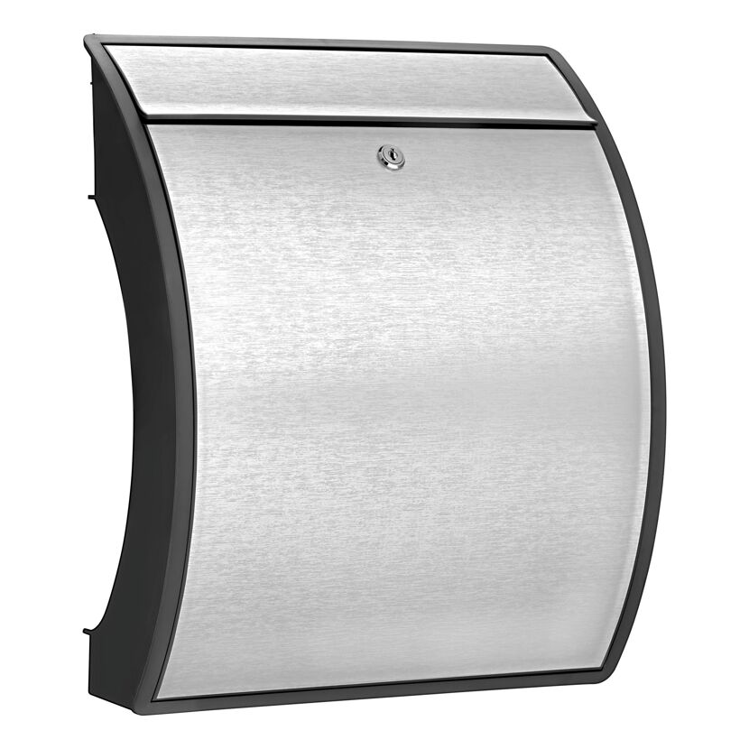 Briefkasten 'Turn 4941 ANT/NI' anthrazit/edelstahlfarben 37,4 x 44,3 x 16 cm