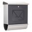 Briefkasten aus Metall mit Briefsymbol