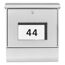 Briefkasten 'Malaga 4400 SI' silbern  37,7 x 42 x 11,5 cm