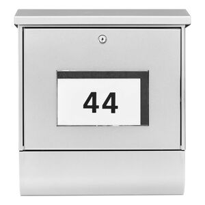 Briefkasten 'Malaga 4400 SI' silbern 37,7 x 42 x 11,5 cm