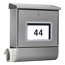 Briefkasten 'Malaga 4400 SI' silbern  37,7 x 42 x 11,5 cm