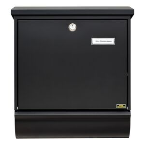 Briefkasten 'Comfort-Set 91300 S' schwarz 38 x 44 x 14,8 cm