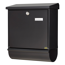 Briefkasten 'Comfort-Set 91300 S' schwarz 38 x 44 x 14,8 cm