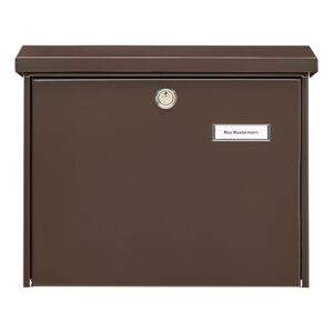 Briefkasten 'Amsterdam 867 BR' braun 37,7 x 32 x 11,5 cm