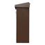 Briefkasten 'Amsterdam 867 BR' braun 37,7 x 32 x 11,5 cm