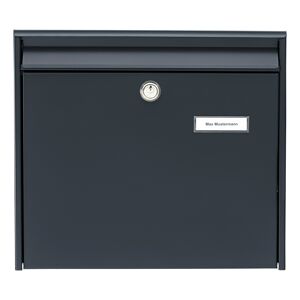 Briefkasten 'Potsdam 877 ANT' anthrazit 36,2 x 32,2 x 10 cm