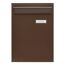 Briefkasten 'Leipzig 778 BR' braun 28,5 x 39,8 x 10,5 cm