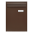 Briefkasten 'Leipzig 778 BR' braun 28,5 x 39,8 x 10,5 cm