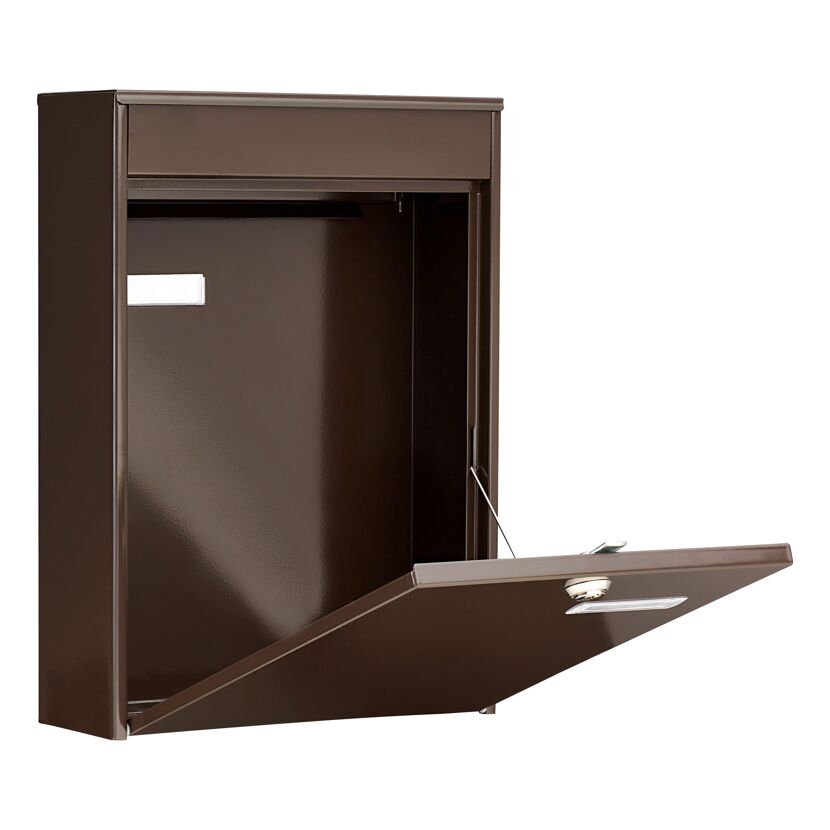 Briefkasten 'Leipzig 778 BR' braun 28,5 x 39,8 x 10,5 cm