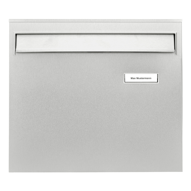 Bild von Briefkasten 'Borkum 3878 NI' edelstahlfarben 36,2 x 32,2 x 10 cm