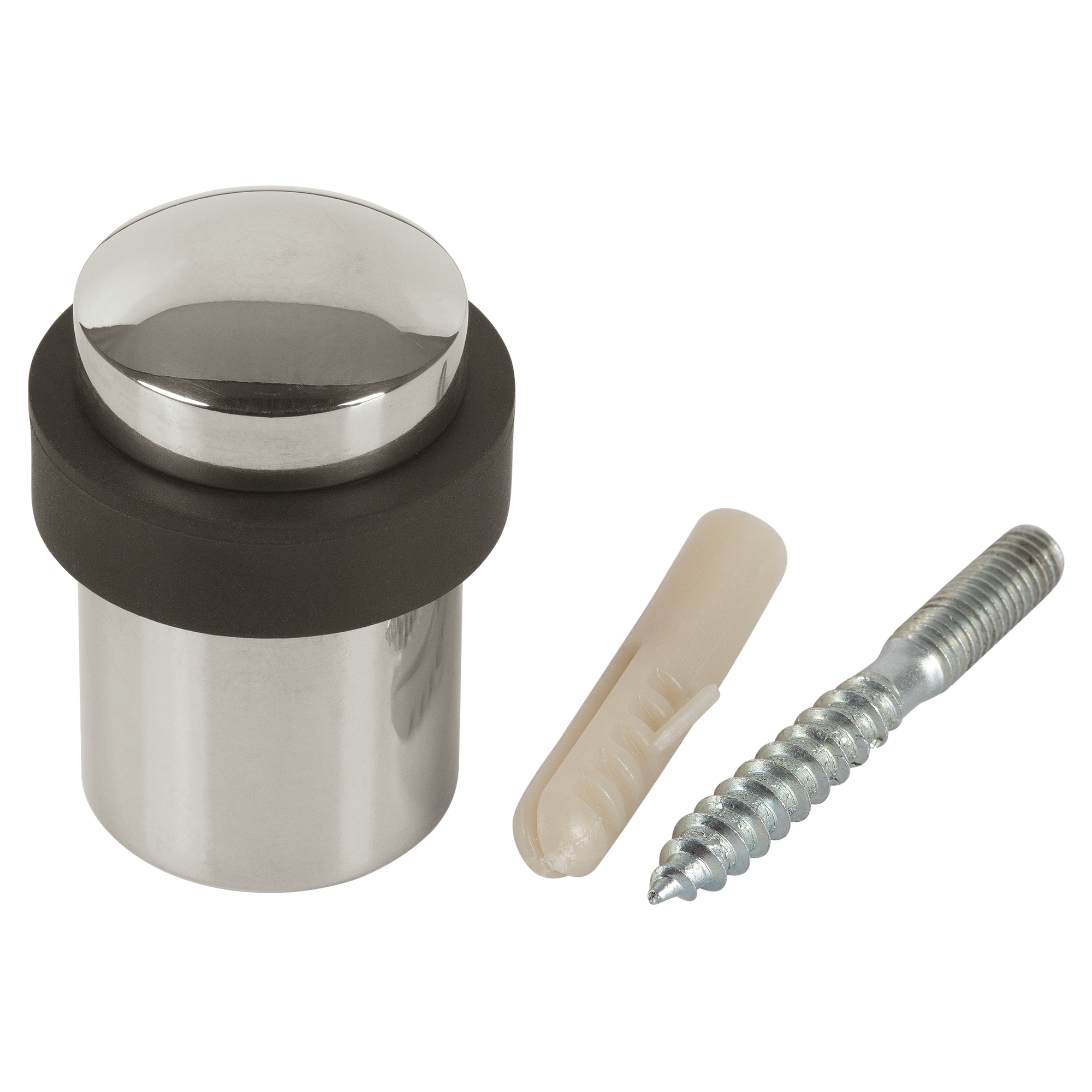 Türstopper silberfarben Ø 27/33 x 46 mm