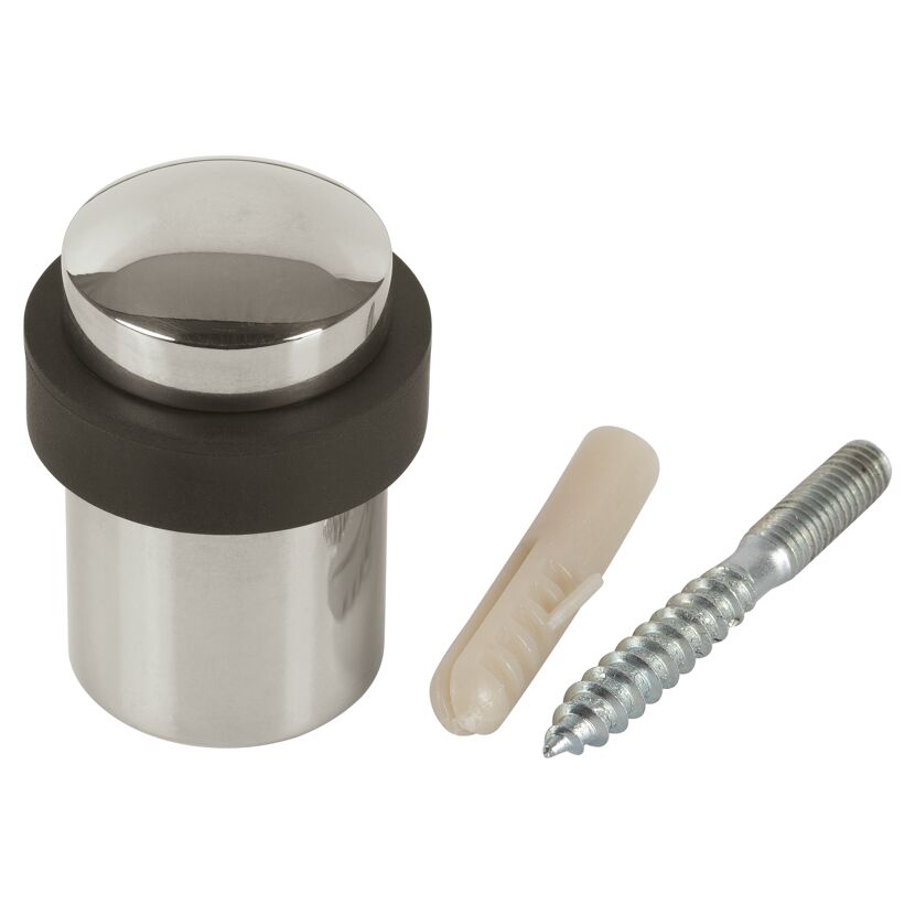 Türstopper silberfarben Ø 27/33 x 46 mm