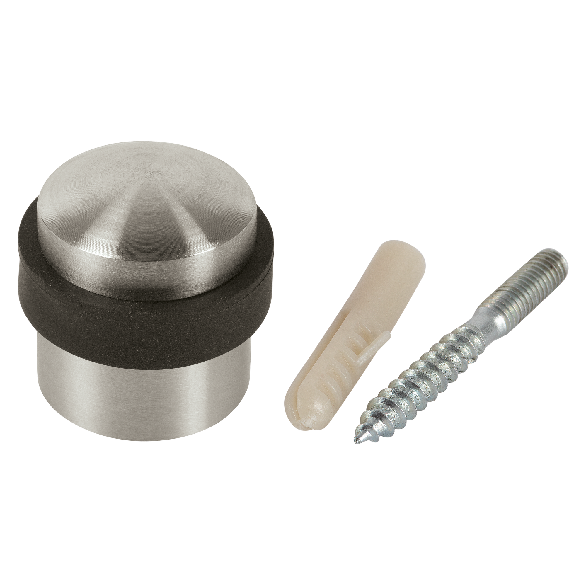 Türstopper silberfarben Ø 30/35 x 30 mm