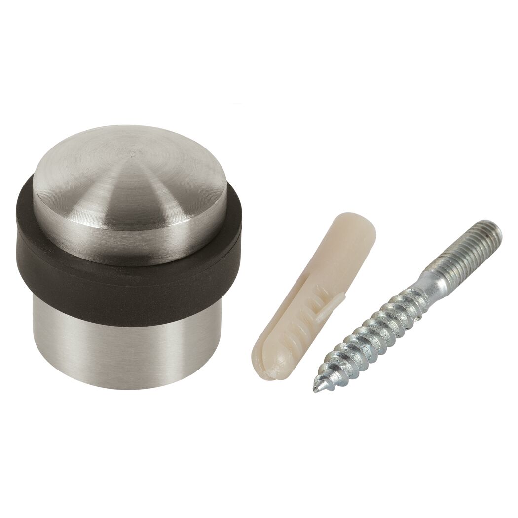 Türstopper silberfarben Ø 30/35 x 30 mm