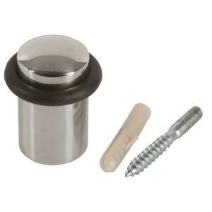 Türstopper silberfarben Ø 27/36 x 46 mm