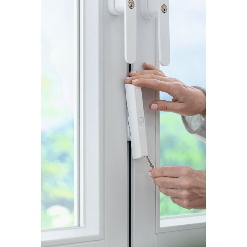 Fenster-Zusatzsicherung '2420 W CL/DFNLI' weiß