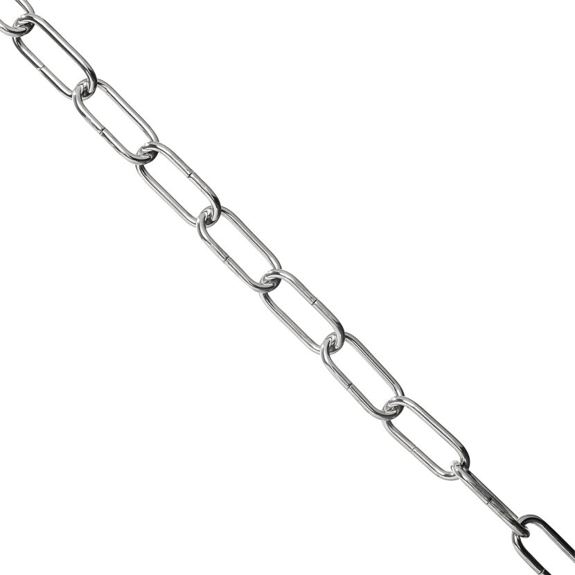 Ringkette Ø 2,5mm Stahl vernickelt