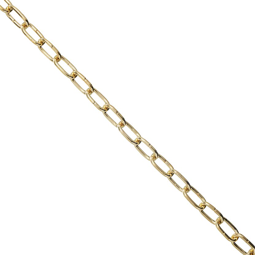 Ringkette Ø 2mm Stahl vermessingt