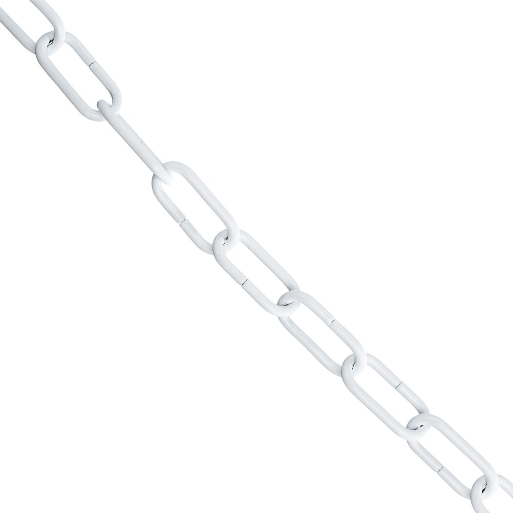 Zierkette Ø 3mm weiss-lackiert