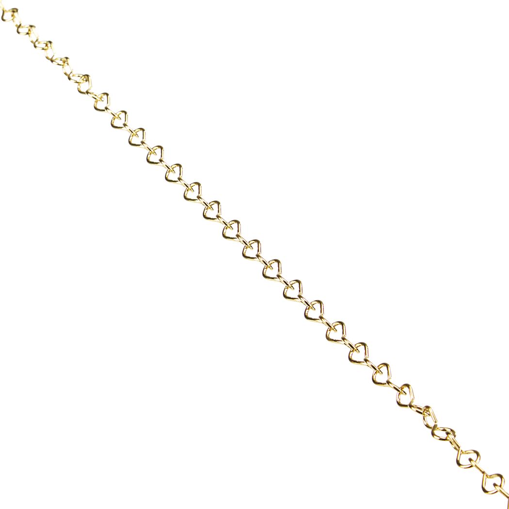 Singlekette Ø 1,1mm Stahl vermessingt