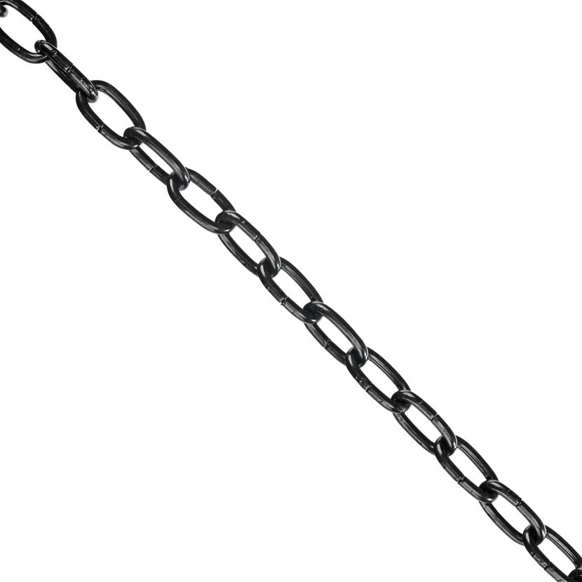 Uhrkette Ø 1,4mm verzinkt-schwarz