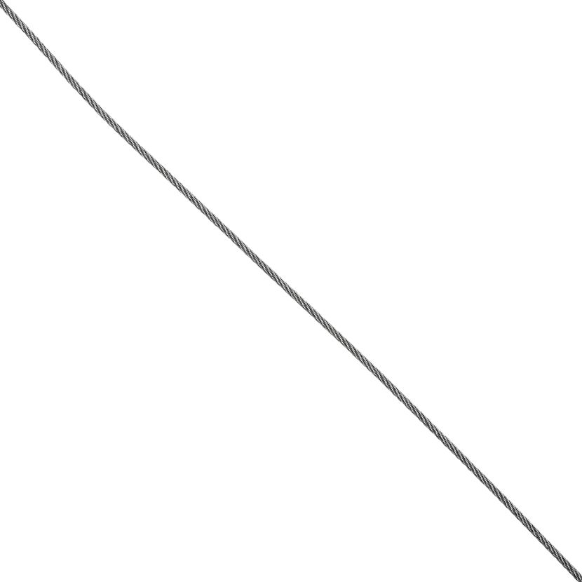Bildaufhängung Drahtseil Eisen verzinkt Meterware 2 mm