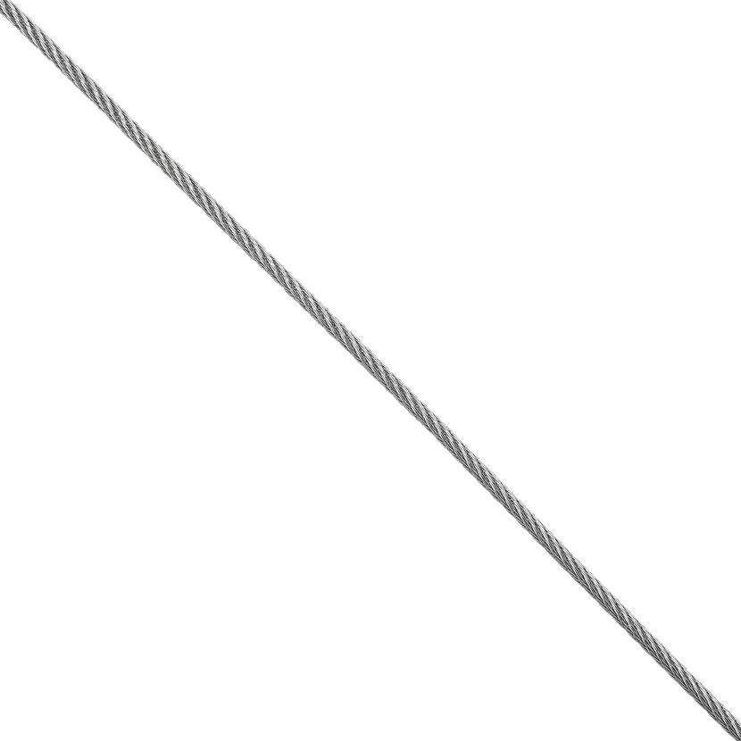 Drahtseil Stahl verzinkt Meterware 3 mm
