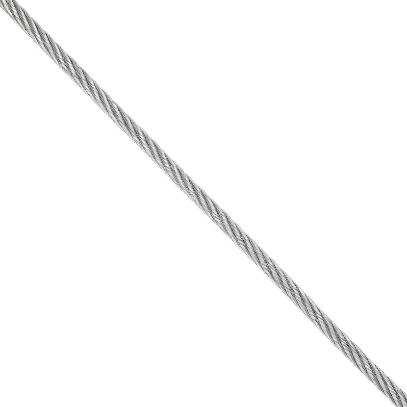 Drahtseil Stahl verzinkt Meterware 8 mm
