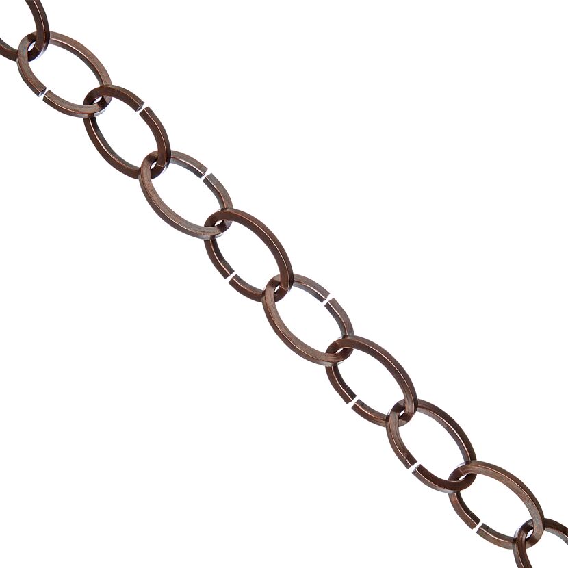 Zierkette Ø 4mm verkupfert-brüniert