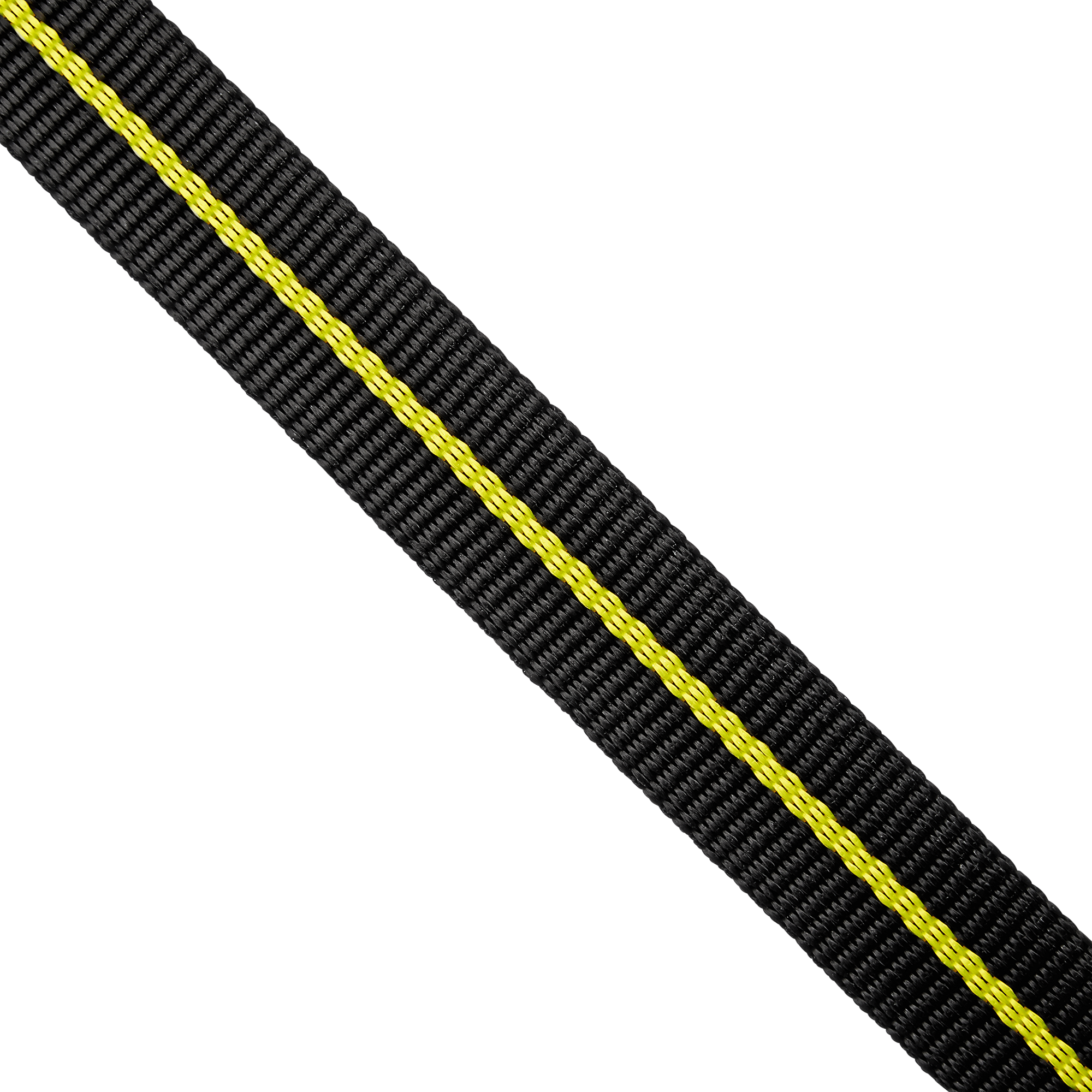 Gurtband schwarz/gelb Meterware 2,5 cm + product picture